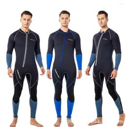 Women's Swimwear 3mm Men's Neoprene Diving Suit One-piece Keep Warm Wetsuit For Surfing Snorkelling Swimming Underwater Activity