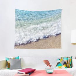 Tapestries Ocean Blue Shore Waves Tapestry Bed Room Decoration Outdoor Decor Wall Decorations