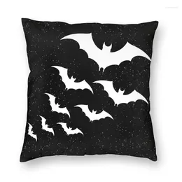 Pillow Personalised Bats In The Night Cover Home Decor 3D Double-sided Print Halloween Goth Occult Witch For Sofa