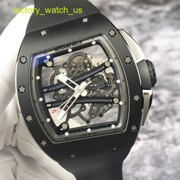 Exciting RM Wrist Watch RM61-01 Black Track Ceramic Hollow Automatic Mechanical Watch