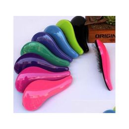 Hair Brushes Drop Magic Handle Detangling Comb Shower Brush Salon Care Styling Tamer Tool Delivery Products Tools Dhq6J
