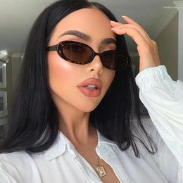 Sunglasses Vintage Round Women Brand Designer Retro Oval Sun Glasses Female Fashion Small Frame Mirror Hip Hop