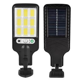 Powerful LED Solar Lights Outdoor Garden Street Light With Motion Sensor and Waterproof Solar Wall Light for Garage Floodlight