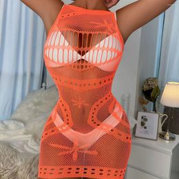 Bras Sets Cross-border Women's Sexy Lingerie Net Clothing Bodystocking