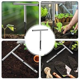 Other Garden Tools Soil Sampler Probe Stainless Steel Soil Tester With T-Shape Handle Garden And Lawn Maintenance Tools Plant Care For House Plant S521244