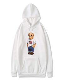 2021 new Korean fashion teddy bear cute street fashion sweater casual print hoodie3546325