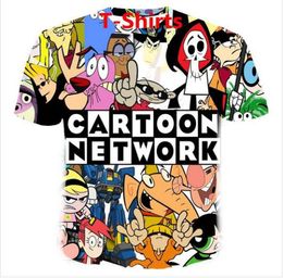 Newest 3D Printed TShirt cartoons collage 90s Short Sleeve Summer Casual Tops Tees Fashion ONeck T shirt Male DX0119524069