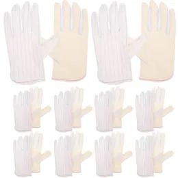 Storage Bottles 10 Pairs Hand Protection Gloves Men Moisture Hands Overnight Electronic Dust-free Cloth Thickened Work