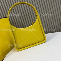 designer leather moon bag handbags new shoulder bags luxury women plain cowhide moon lady hobo underarm bag package crossbody yellow black grey tote wallet