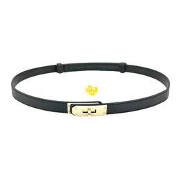 Hremms High end designer belts for women Dress belt decoration belt for women fashionable and versatile buckle belt with suit for and Original 1:1 with real logo and box