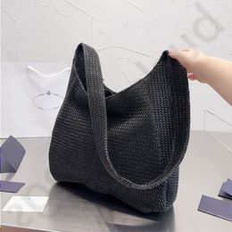 10A Fashion Womens Handbag Classic Shopping Fashion Bags Straw Tote Bag Mesh Beach Totes Travel Hollowed Luxurys Weekend Small Bags Net Vjwb