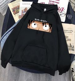 Anime One Piece Luffy Zoro Men039sWomen039s Hoodie Casual Wild Loose Sweatshirt Unisex Streetwear Retro Harajuku Pullover T9951539