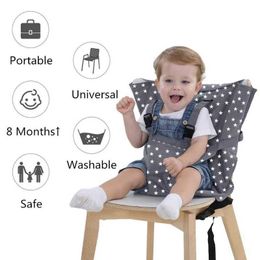 Dining Chairs Seats Portable baby high chair safety seat safety belt high booster for travel toddler baby feeding A2UB WX5.20