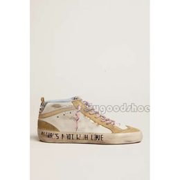 2024 Digner Sho 10A New Golden Sneakers Mid Star Release Mid Slide High Top From Italys Bt Brands Fashionable Pinkgold Glitter White Doold Dirty Goose D56