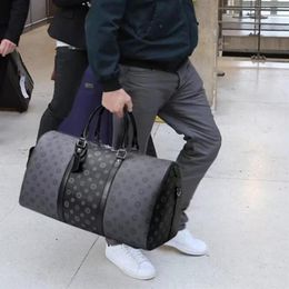 2022 duffel mens PU Leather designer travel clutch on luggage bag men basketball totes 55 50 pvc clear handbag duffle bag 118 248l
