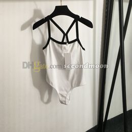 Sexy Strap Swimwear Women One Piece Swimsuit Beach Vacation Swimsuits Designer Sleeveless Beachwear