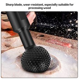 Sphere Rotary Grinding Head Wood Carving Polishing Engraving Drilling Bits Ball Gouge Grinding Head Angle Grinder Tool 10mm 14mm