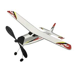 Aircraft Modle Elastic Powered EPS aircraft model kit childrens indoor/outdoor game flying toys S5452138