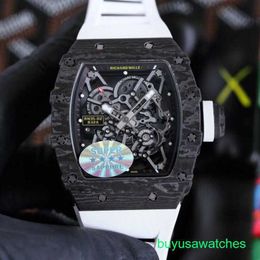 Male RM Wrist Watch rm35-02 Cutout Fashion Personality Ghost Head Mens rakish Luxury Designer gjh