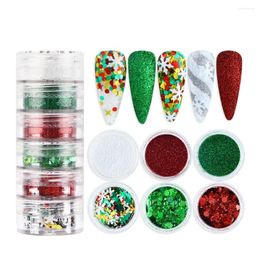 Nail Glitter Star Shaped Decoration Sequins Three-dimensional Water Proof Wear-resistant Shiny Not Easy To Fall Off Festive Designs