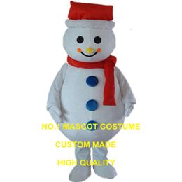 snowman mascot snow man christmas custom cartoon character adult size carnival costume 3285 Mascot Costumes