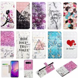 Flower Leather Wallet Cases For 15 14 Plus Pro 13 12 11 XS MAX XR X Skull Lace Butterfly Eiffel Tower Unicorn Flip Cover Card Slot Pouch Strap A03 A02 A22 A32 A53
