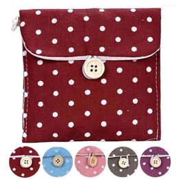 Storage Bags Tampon Bag Sanitary Napkin Organiser Holder Coin Purse Jewellery Pouch Case Household