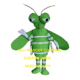 New Summer Green Mosquito Mascot Costume Audlt Size Health Care Theme Anime costumes carnival fancy dress kits 2501 Mascot Costumes