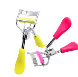 10 colors eyelash curler with comb cosmetic curler curling eyes tweezer for eyelashes beauty makeup tools accessories2966902