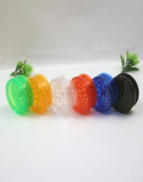 Herb grinder with 3layer 60mm plastic tobacco smoke accessories smoking pipes acrylic grinders WY1433WLL8958476