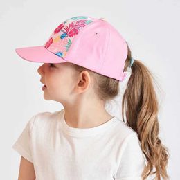 Caps Hats Fashionable Candy Coloured Childrens Baseball Hat Sun Protection Boys and Girls Adjustable Travel Baby Summer d240521