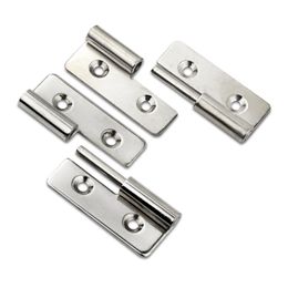 Stainless Steel Type 304H detachable hinge heavy-duty mechanical equipment detachable hinge electrical cabinet door split flat hinge