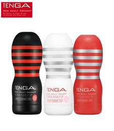 TENGA Japanese Realistic Sex Cup Pussy Oral 3D Deep Throat Artificial Vagina Male Masturbator Oral Sex Toys Products for Men Y20046013880