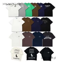 cole buxton Brand Designer Men's T-Shirts Signature Letter Printed Casual Short Sleeve Men Women 100% Cotton Loose Comfortable T Shirt Size S-2Xl buxton t shirt c992