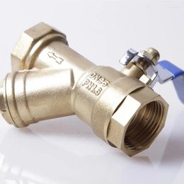 Kitchen Faucets Factory Direct Silk Mouth G Thread Full Brass Filter Y-type Ball Valve With DN15-DN32