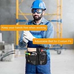 Storage Bags Waist Bag Belt Pouch Pocket Heavy Duty Oxford Tool Apron With 7 Pockets Electrician Gardening Fanny Pack Heuptas