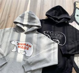 Men039s Hoodies Sweatshirts Hoodie Men Women Quality Casual Polar Bear Print Loose Plus Fleece Pullover Couple HoodedMen0396845316