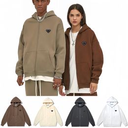 P*A*Bir Tasarımcı Orijinal Marka Kadın Hoodies Sweatshirts Lüks Moda Erkek Zip Hardigan Sweatshirts Çift Sıradan Spor Sweatshirts Pamuk Sweaters