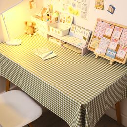 Table Cloth Waterproof and Oil Resistant Desk Ins Student Cute Girl Heart Net Red Meal Coffee Table Mat Nappe De Table Manteles