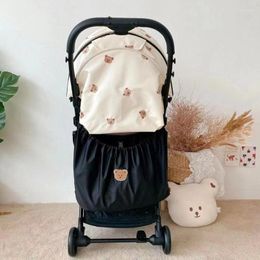 Stroller Parts Reusable Washable Baby Milk Bottle Diapers Pouch Outdoor Travel Hanging Storage Organizer Nappy Bag