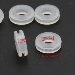 Backs Earrings 10x Silicone Earring Cushions Piercing Discs For Bump Clear Disc Pad