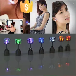 Party Decoration Gift Fashion Jewellery Wholesale Manufacturers Wild Sexy Little LED Oval Stud Earrings Small Female 200pcs/lot