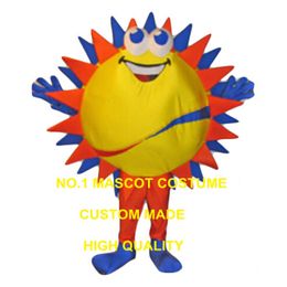 Colourful sun mascot costume for adult wholesale new cartoon golden sunny sunshine theme anime costumes carnival 2859 Mascot Costumes