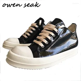 Casual Shoes 19ss Owen Seak Men Canvas Lace Up Luxury Trainers Male Sneakers Adult Brand Flats Summer Low Big Size