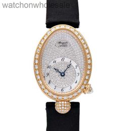 AAA luxury Breguat watches designer for women high quality leather band Naples Queen Series Original Diamond Automatic Mechanical Womens Watch Gold Watch 8928BA