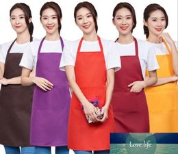 New Black Cooking Baking Aprons Kitchen Apron Restaurant Aprons For Women Home Sleeveless8438187