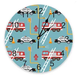 Wall Clocks Vehicle Toy Car Brief Design Silent Home Cafe Office Decor For Kitchen Art Large 25cm