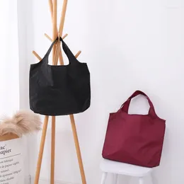 Shopping Bags Reusable Foldable Bag Totes Eco Friendly Shopper Portable Large Capacity Shoulder Handbags Grocery Folding