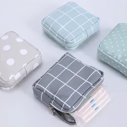 Storage Bags Women Girl Sanitary Pad Pouches Earphone Case Napkin Towel Bag Holder Coin Purse Cosmetics Organiser