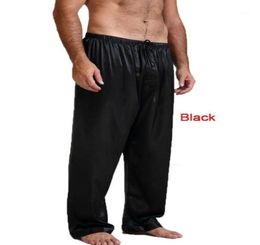 Men Satin Silk Sleep Bottoms Casual Trousers Male Sleepwear Mens Long Lounge Pyjamas Soft Underwear14399122